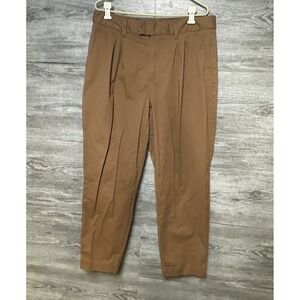 A New Day‎ Womens Pleated Paper Bag Pants, Burlap Brown Size 14